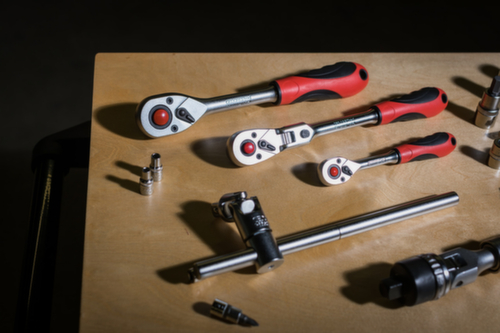 GEDORE R50000027 2K-Umschaltknarre 3/8 180 mm Rückschwenkwinkel 5°