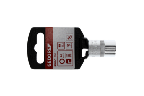 GEDORE R51001204 Steckschlüsseleinsatz 3/8" 6-kant 12 mm Länge 28 mm