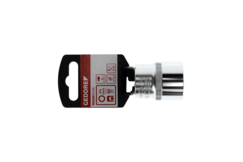 GEDORE R61002406 Steckschlüsseleinsatz 1/2" 6-kant 24 mm Länge 38 mm