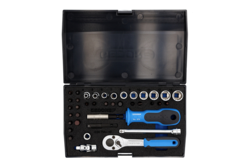 GEDORE D 20 TMU-10 Steckschlüssel-Satz 1/4" 39-teilig UD-IN-IS-PH-PZ-TX