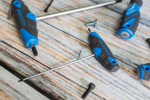 GEDORE DT 2142 3 Winkelschraubendreher mit 2K-T-Griff 3 mm