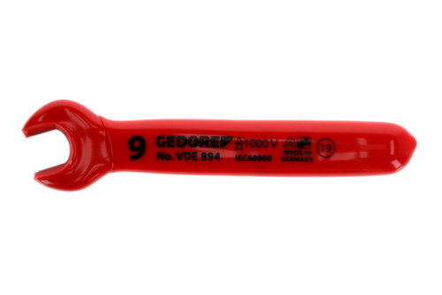 GEDORE VDE 894 9 VDE-Einmaulschlüssel 9 mm