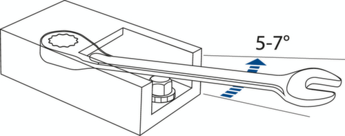 GEDORE 7 UR 15 Maulschlüssel mit Ringratsche