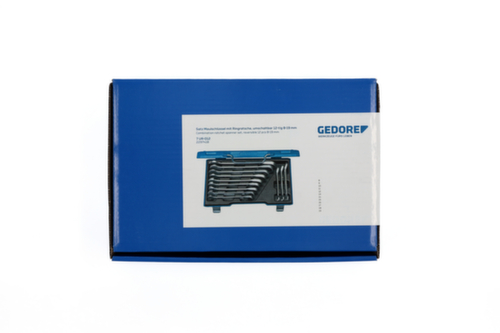 GEDORE 7 UR-012 Satz Maulschlüssel mit Ringratsche