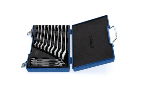 GEDORE 7 UR-012 Satz Maulschlüssel mit Ringratsche