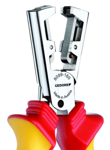 GEDORE VDE 8099-160 H VDE-Abisolierzange STRIP-FIX mit Hüllenisolierung 160 mm