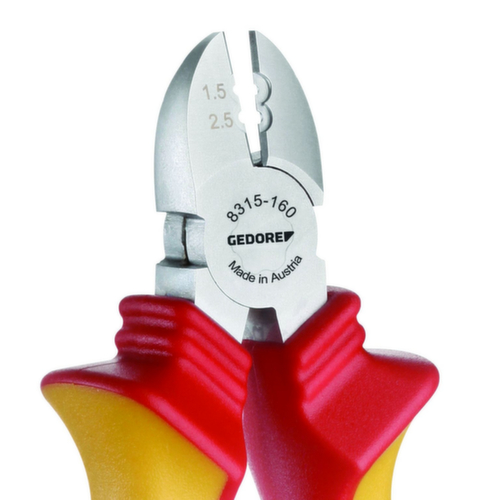 GEDORE VDE 8315-160 H VDE-Abisolier-Seitenschneider 160 mm