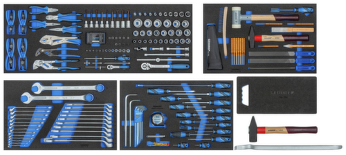 GEDORE 1504 XL-S-198 AGRAR Werkbank mit Basis-Sortiment 198-tlg