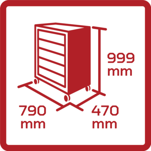 GEDORE R22071005 Wkz.Satz i.Wks.Wagen GEDMaster 272-tlg