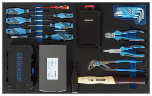 GEDORE TS-173 Werkzeugsortiment in CT-Einlagen 173tlg
