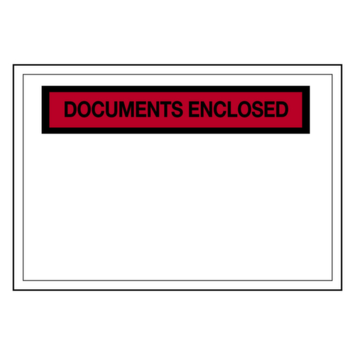 Dokumententasche "Documents enclosed", DIN A5