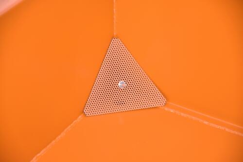 Bauer Späne-Kippbehälter mit Abrollmechanismus