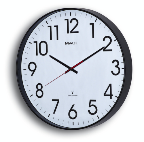 Wanduhr MAULclimb 47RC, mit arabischen Zahlen und Strichen, Ø 470 mm