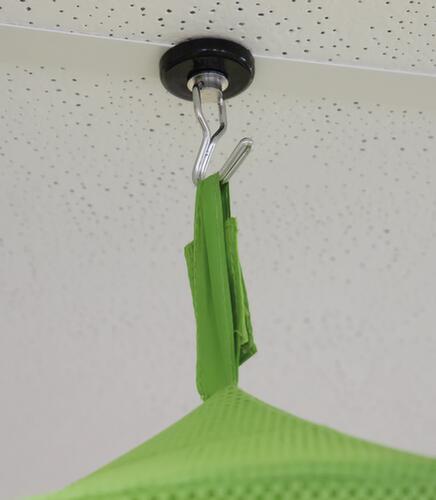 MAUL Hakenmagnet Karussell aus Stahl, schwarz, Ø 35 mm