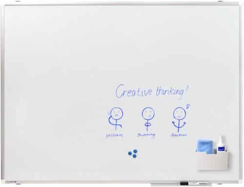 Legamaster Emailliertes Whiteboard PREMIUM PLUS in weiß, Höhe x Breite 1200 x 1800 mm