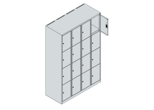 C+P Schließfachschrank Classic Plus, 16 Fächer