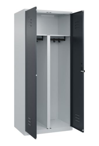 C+P PSA-Spind Classic Plus für Schwarz-Weiß-Trennung, Abteilbreite 400 mm