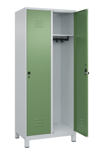 C+P Spind Classic Plus mit 2 Abteilen, Abteilbreite 400 mm