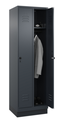 C+P Spind Classic Plus mit 2 Abteilen, Abteilbreite 300 mm