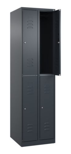 C+P Doppelstöckiger Spind Classic Plus, Abteilbreite 250 mm