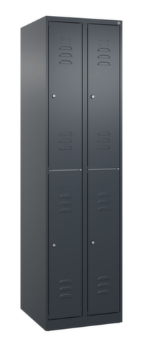 C+P Doppelstöckiger Spind Classic Plus, Abteilbreite 250 mm