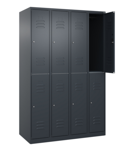 C+P Doppelstöckiger Spind Classic Plus, Abteilbreite 300 mm