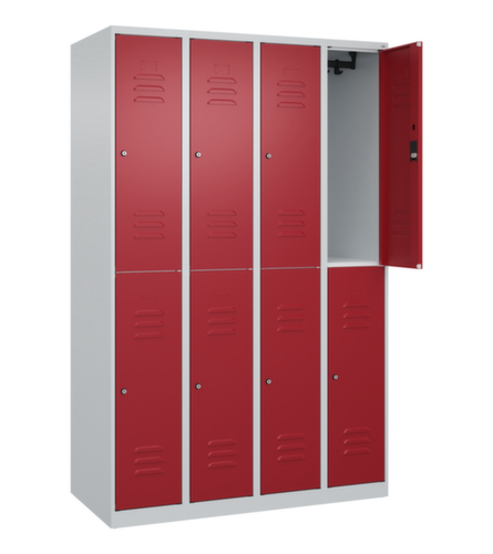 C+P Doppelstöckiger Spind Classic Plus, Abteilbreite 300 mm