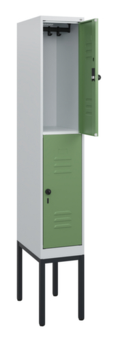 C+P Doppelstöckiger Spind Classic Plus, Abteilbreite 300 mm