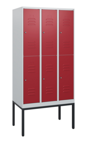 C+P Doppelstöckiger Spind Classic Plus, Abteilbreite 300 mm