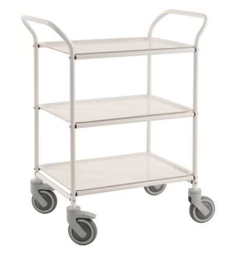 Kongamek Servierwagen mit losen Tabletts, Traglast 150 kg, 3 Etagen