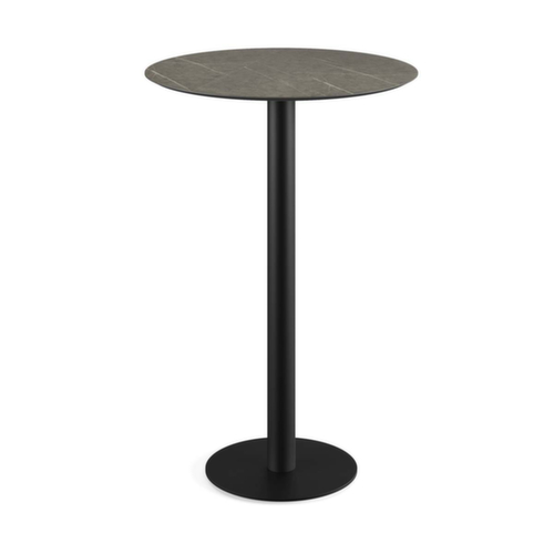 VEBA Stehtisch Essentials Urban, Ø 700 mm, Platte Midnight Marble