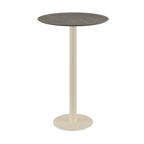 VEBA Stehtisch Essentials Urban, Ø 700 mm, Platte Midnight Marble