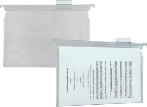 EICHNER Termin-Sichttasche, transparent, DIN A4 quer