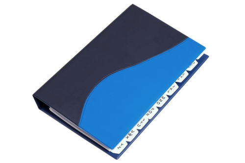 EICHNER Visitenkartenbuch aus PVC in blau