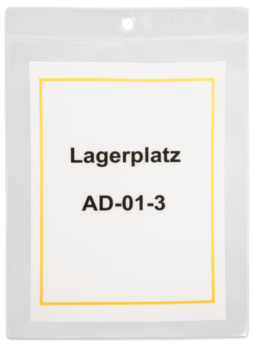 EICHNER Sichttasche mit Schutzlasche, transparent, DIN A5