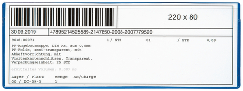 EICHNER Magnetische Etikettentasche