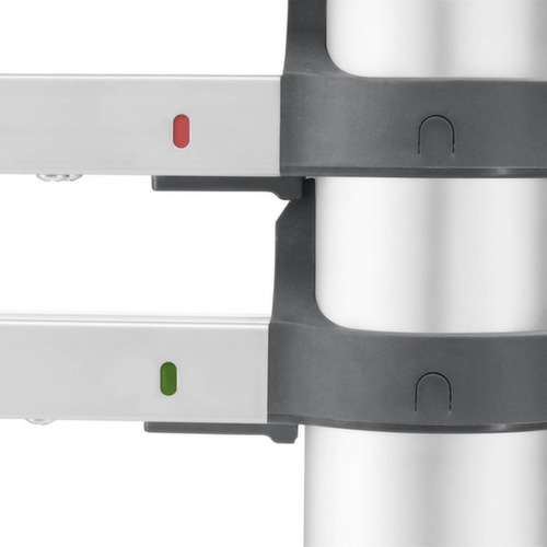 Hailo Teleskop-Anlegeleiter FlexLine T80 mit Sprossen