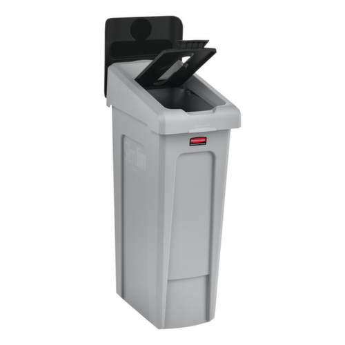 Rubbermaid Deckel Slim Jim® für Recycling-Station, schwarz