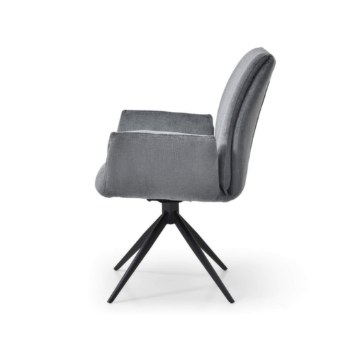 Bisley Besucherstuhl Easy Meet FA 749 mit Armlehnen, Sitz Stoff (100% Polyester), slate