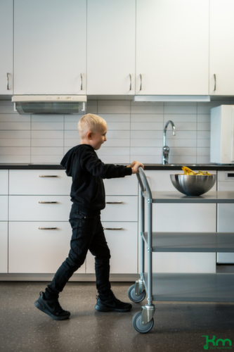 Kongamek Etagenwagen ZERO mit 3 Etagen, Traglast 250 kg, 3 Etagen