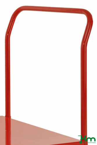 Kongamek Schiebebügelwagen mit Stahlladefläche, Traglast 1200 kg, Ladefläche 1400 x 760 mm