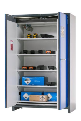 Asecos Lithium-Ionen Lagerschrank ION-LINE Typ 90, Höhe x Breite x Tiefe 1953 x 1193 x 615 mm