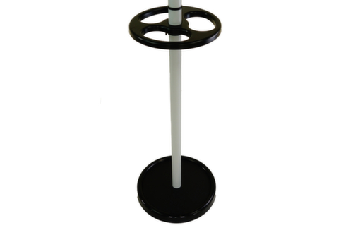 UDOBÄR Garderobenständer mit Schirmhalter, mit 8 Haken, grau