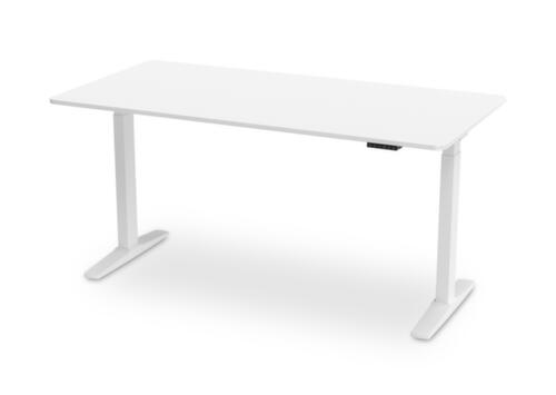 UDOBÄR Elektrisch höhenverstellbarer Schreibtisch mit T-Fußgestell