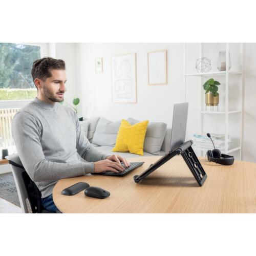 Leitz Notebookständer SmartFit EasyRiser für Schreibtisch, Höhe 35 mm