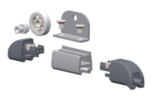 Franken Gleiterset PRO für Wandschienen-System