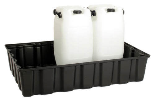 PE-Auffangwanne für 2x200-Liter-Fässer