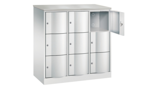C+P Schließfachschrank Resisto, 9 Fächer