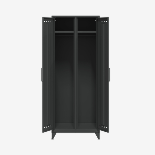 Bisley Kleider-/Wäscheschrank Fern Maxi mit 2 Abteilen