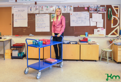 Kongamek Etagenwagen 900x440 mm, Traglast 250 kg, 2 Etagen